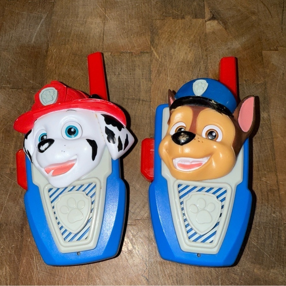 Paw Patrol Red and Blue Walkie Talkies